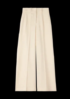 Vanilia Wafel Structuur Pantalon<Vrouw Basics