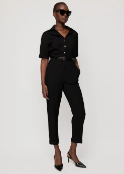 Vanilia Wafelstructuur Jumpsuit<Vrouw Basics